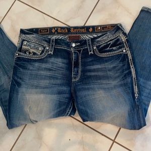 Rock revival ankle skinny